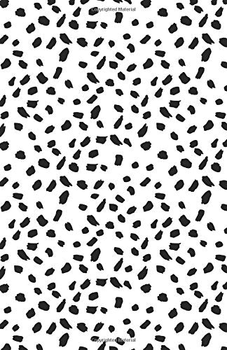 Bullet Journal Abstract Watercolor Dabs Black and White: 162 Numbered Pages With 150 Dot Grid Pages, 6 Index Pages and 2 Key Pages in Easy To Carry 5.5 X 8.5 Size. (Dot Journal, Band 13) Self-help