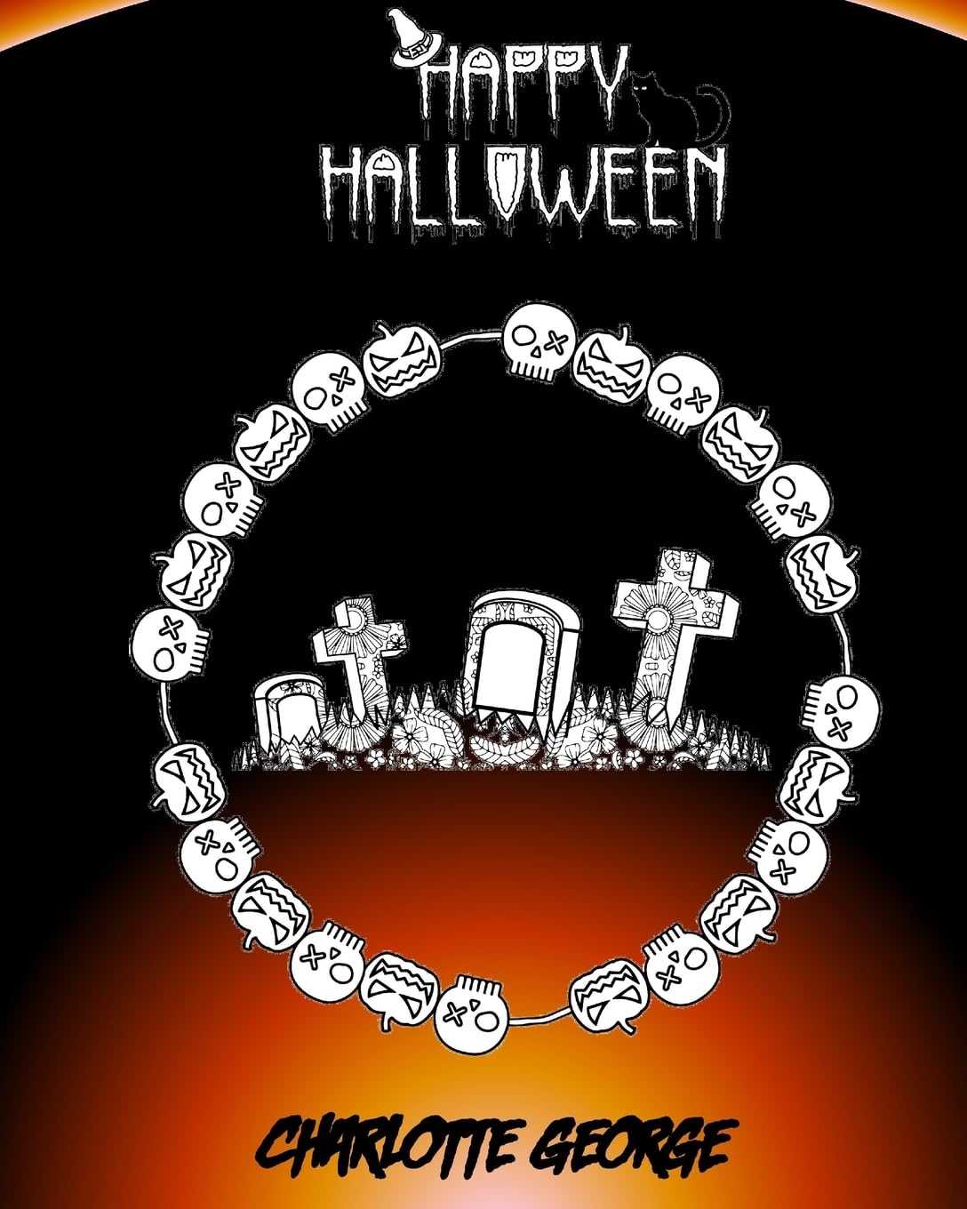 Happy Halloween (Coloring Books for Adults) Film, Art & Culture