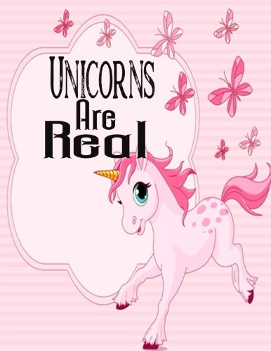 Unicorns Are Real: Unicorn Journal Lined Notebook (8.5 x 11) Large 120pages Education & Training