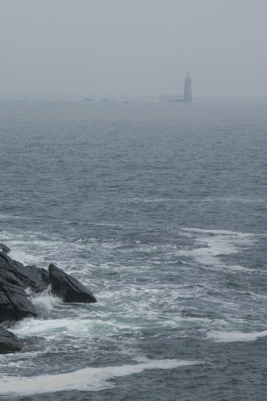 Lighthouse in the Fog - Blank Notebook: 101 Pages, 6 x 9 Journal, Soft Cover Lifestyle