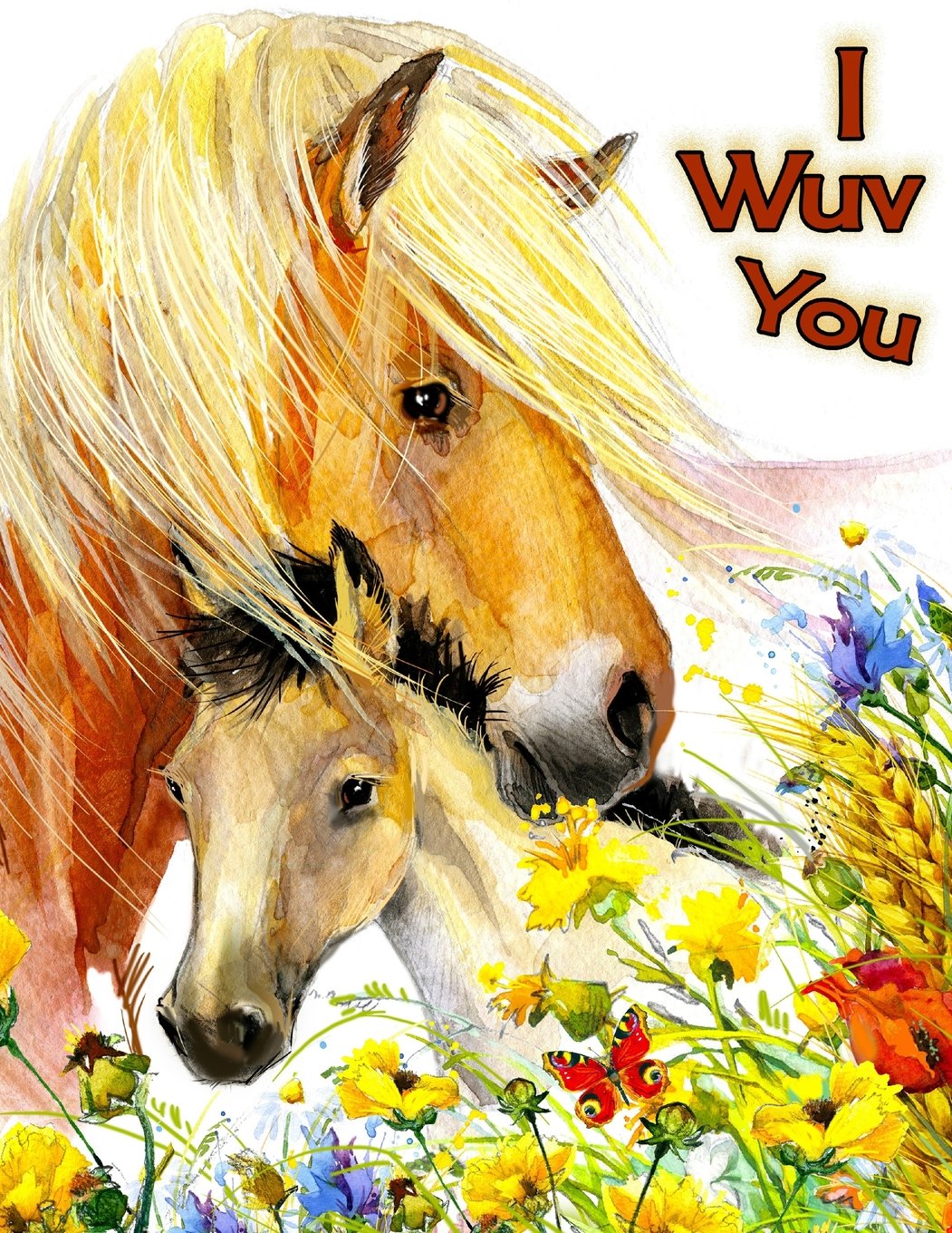 I Wuv You: Discreet Internet Password Organizer, Large Print Book, 8 1/2" x 11" Computer Science
