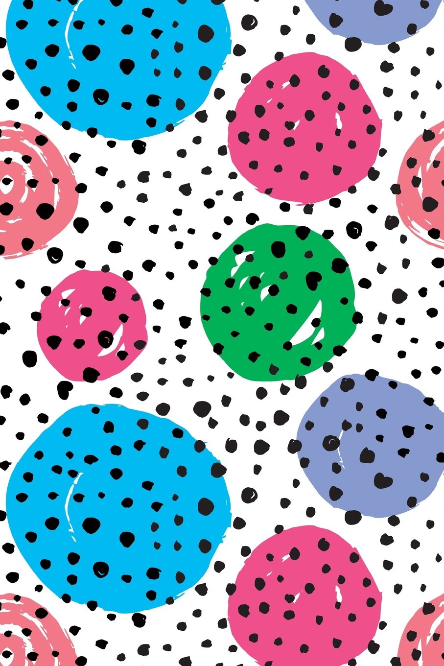 Bullet Journal Notebook Circles and Spots Pattern 3: 112 Page Numbered Graph Style Grid Bullet Journal With Index Pages and Key Pages In Portable 6 x 9 Size (My Favorite Graph Journal, Band 8) Self-help