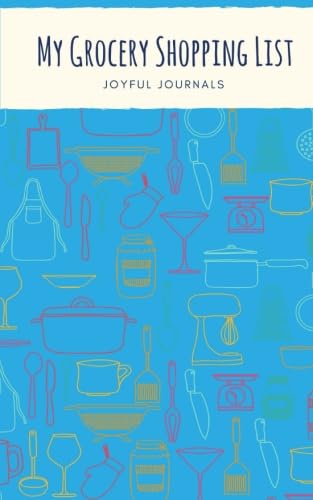 My Grocery Shopping List: Grocery List Notebook, 100 Pages, Sky Blue (Small, 5" x 8") (Kitchen Gifts) Home & Household