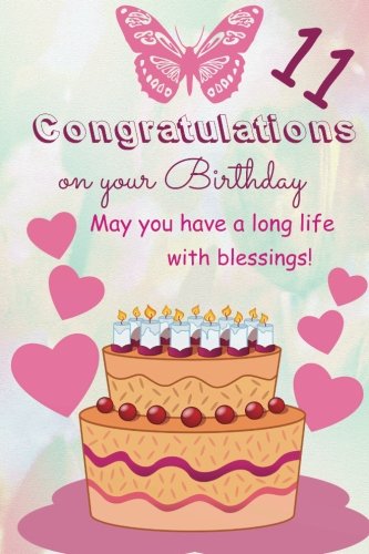 Congratulations on your birthday May you have a long life with blessings!: Birthday Notebook Journal Notepad For 4 5 6 7 8 9 10 Year Old Boy Girl ... Notebook Journal Notepad Kid Series, Band 4) Books