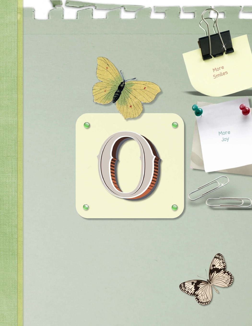 Monogrammed O Dot Grid Bullet Journal: 8.5" x 11" Soft Matte Cover 150 pages (Letter O Monogram Bullet Diary) Self-help
