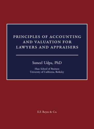 Principles of Accounting and Valuation for Lawyers and Appraisers Law