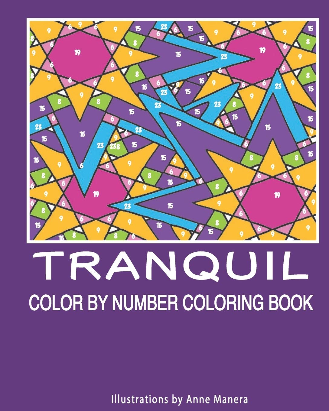 Tranquil Color By Number Coloring Book Hobbies & Crafts