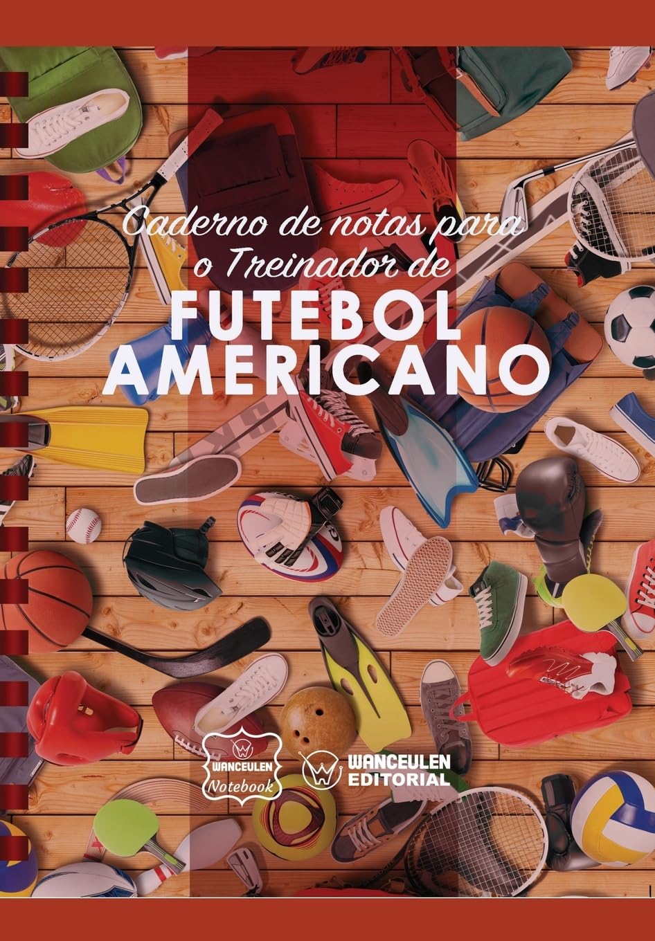 Caderno de notas para o Treinador de Futebol Americano Leisure & Fun