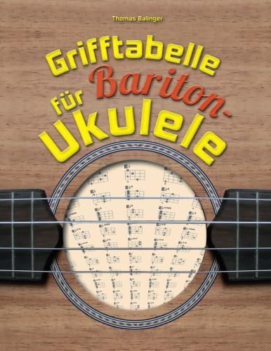 Grifftabelle für Bariton-Ukulele Sheet Music