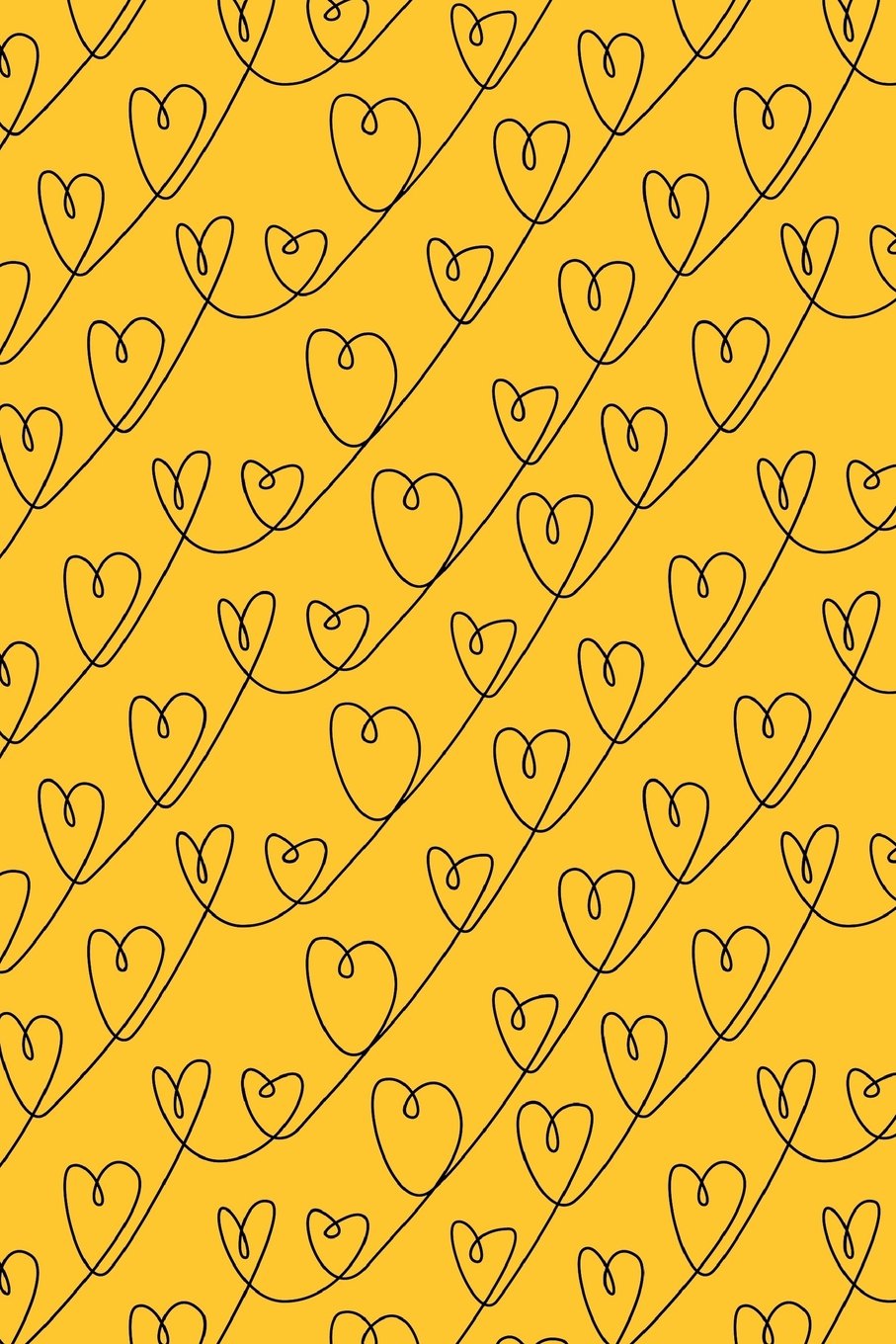 Journal Notebook Scribbly Hearts Pattern 6: 110 Page Lined and Numbered Journal With Index Pages In Portable 6 x 9 Size, Perfect For Writing, Taking ... (My Favorite Lined Journal 2, Band 51) Self-help