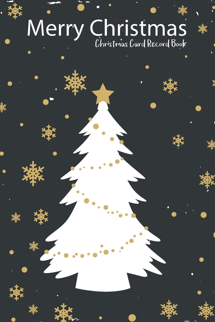 Christmas Card Record Book : Merry Christmas : address book tracker Self-help