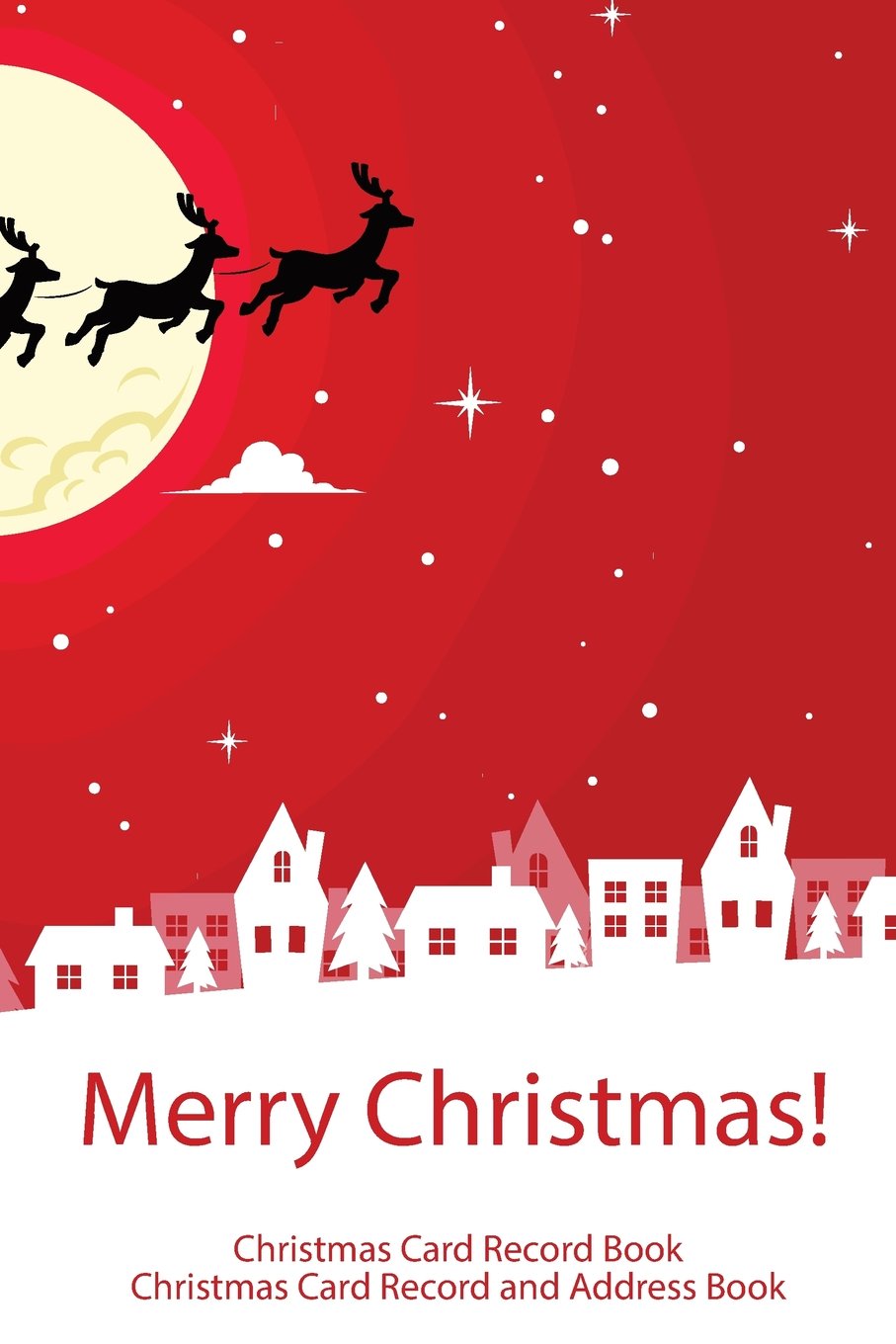 Christmas Card Record Book :Card Record and Address Book : Xmas Season Partnership & Love