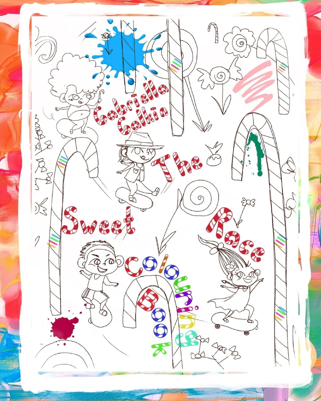 The Sweet Race Colouring Book (Kids Book Farm: Books Illustrated or Authored by Children, Band 1) Hobbies & Crafts
