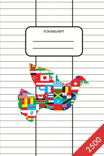 Vokabelheft: A5 | 2500 Vokabeln | 100 Seiten | liniert | 3 Spalten book