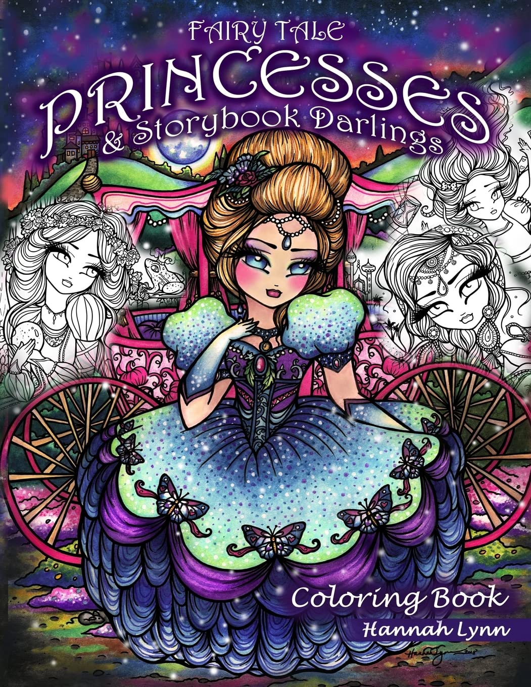 Fairy Tale Princesses & Storybook Darlings Coloring Book Hobbies & Crafts
