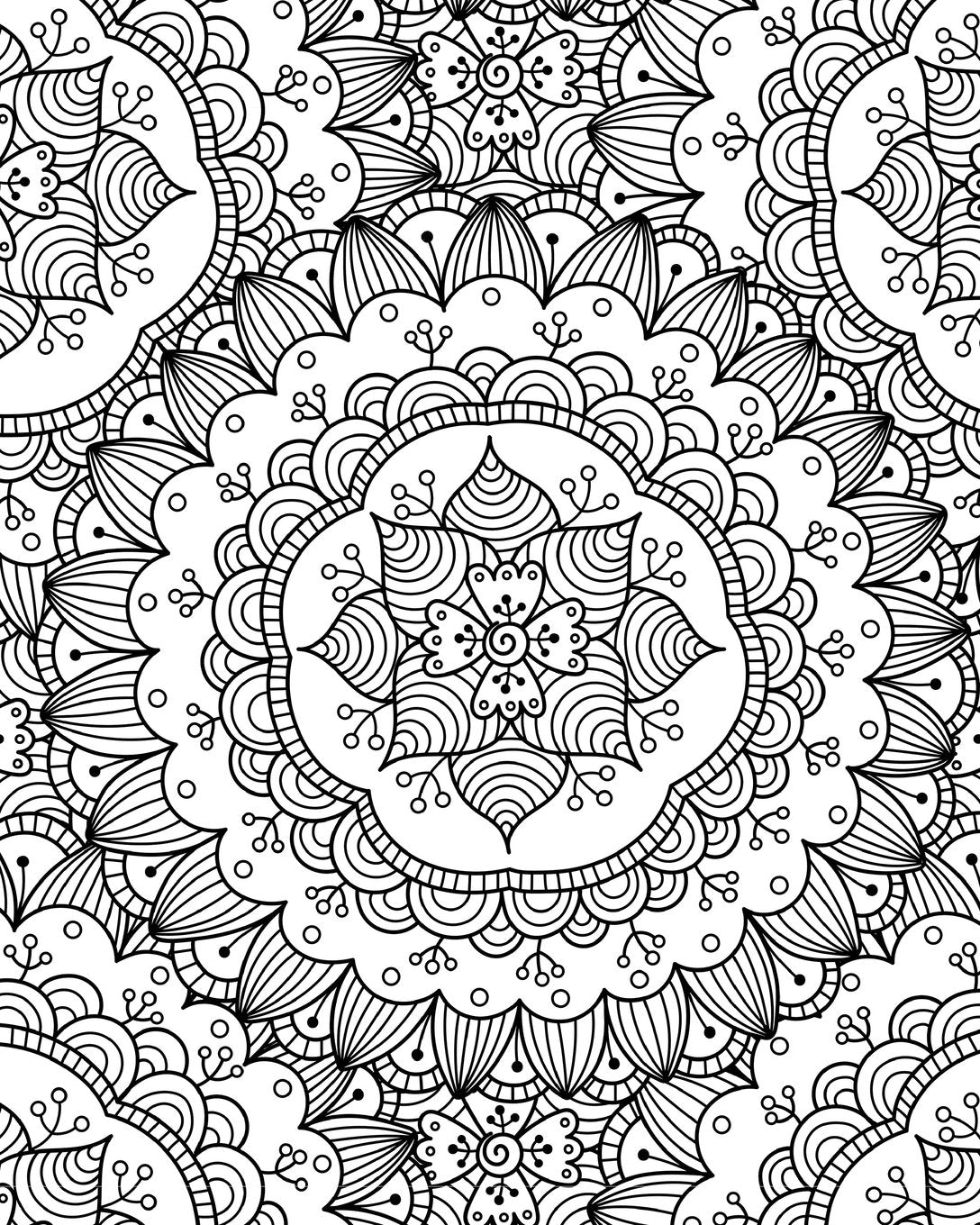 Bullet Journal Notebook Flower Mandala Pattern 2: 172 Numbered Pages With 160 Graph Style Grid Pages, 6 Index Pages and 2 Key Pages in Large 8 x 10 ... or Doodling. (Artsy Graph Journals, Band 45) Self-help