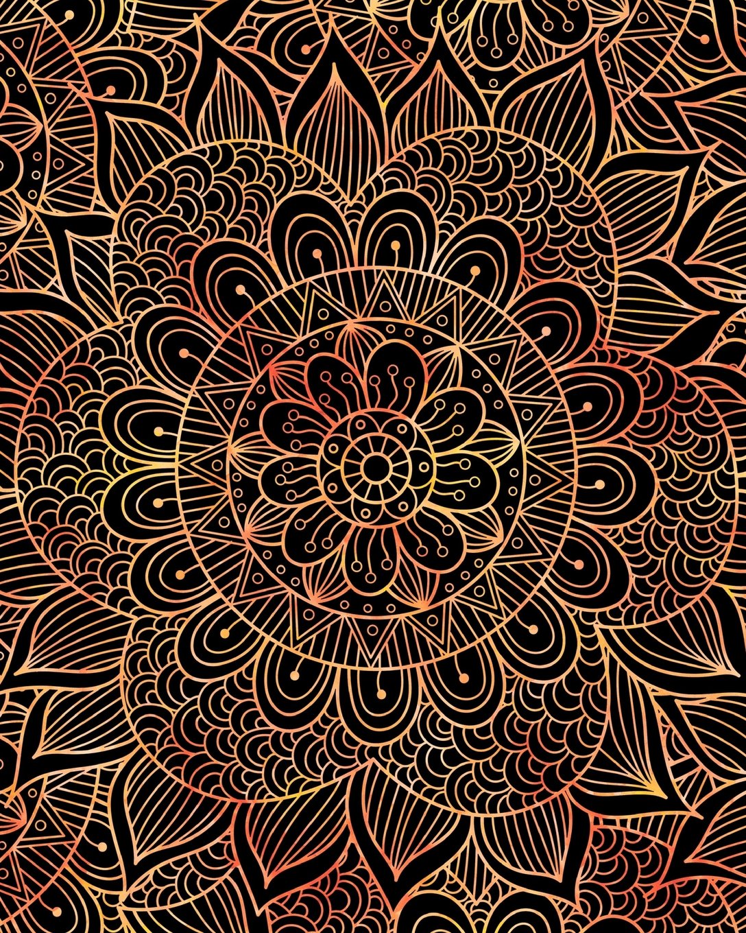 Bullet Journal Notebook Mandala Pattern 6: 172 Numbered Pages With 160 Graph Style Grid Pages, 6 Index Pages and 2 Key Pages in Large 8 x 10 Size For ... or Doodling. (Artsy Graph Journals, Band 89) Self-help