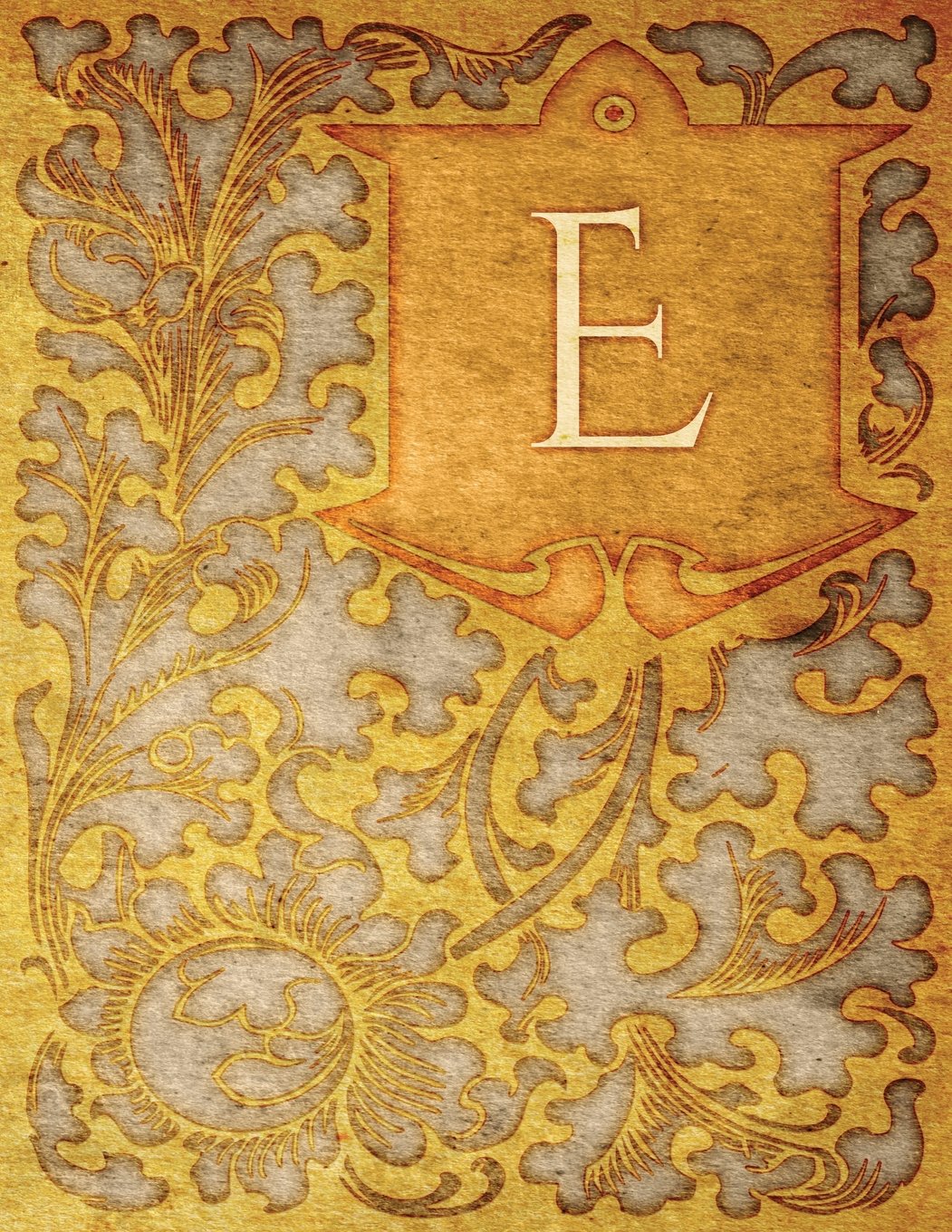 Monogram "E" Sketchbook: Blank Art Pad Notebook Journal (Monogram NouveauOne 150 Sketch, Band 5) Hobbies & Crafts