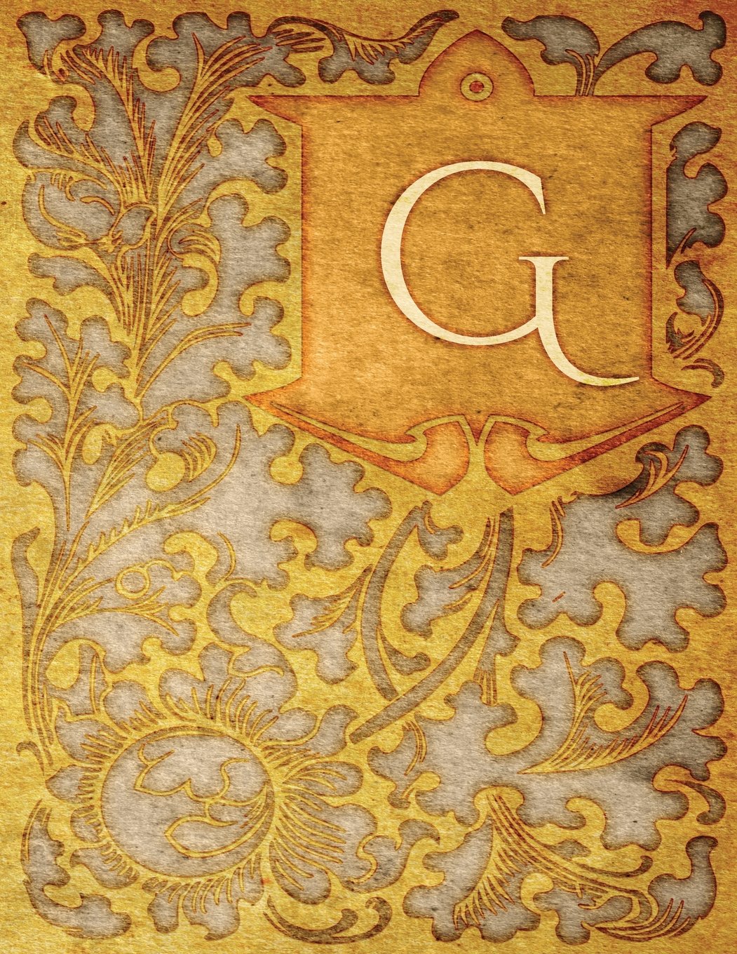 Monogram "G" Sketchbook: Blank Art Pad Notebook Journal (Monogram NouveauOne 150 Sketch, Band 7) Hobbies & Crafts