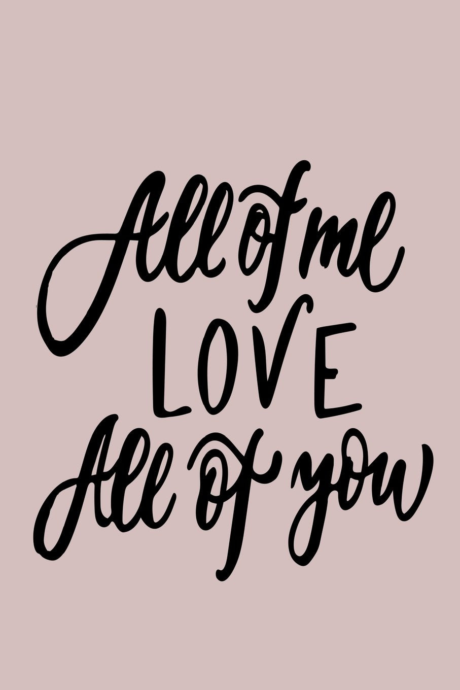 All Of Me Love All Of You: 6 x 9 120 Page Vintage Paper Journal (Love Diaries, Relationship Journal & Bride Notebooks, Band 18) Self-help