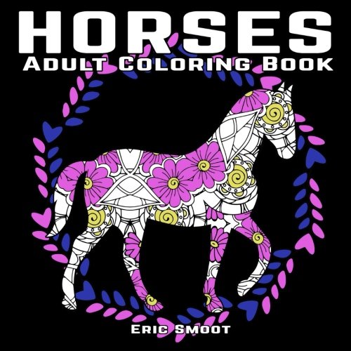 HORSES Adult Coloring Book Mathematics