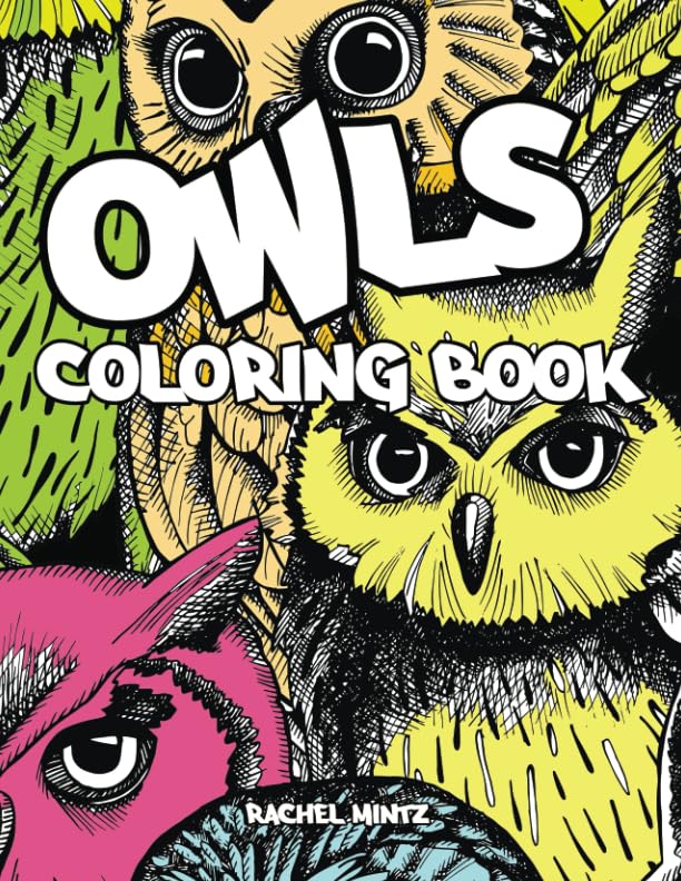 Owls Coloring Book: Owl Doodle Designs, Relaxing Patterns for Adults, Teenagers & Seniors Mathematics