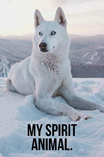 My Spirit Animal: White Husky Journal Mathematics