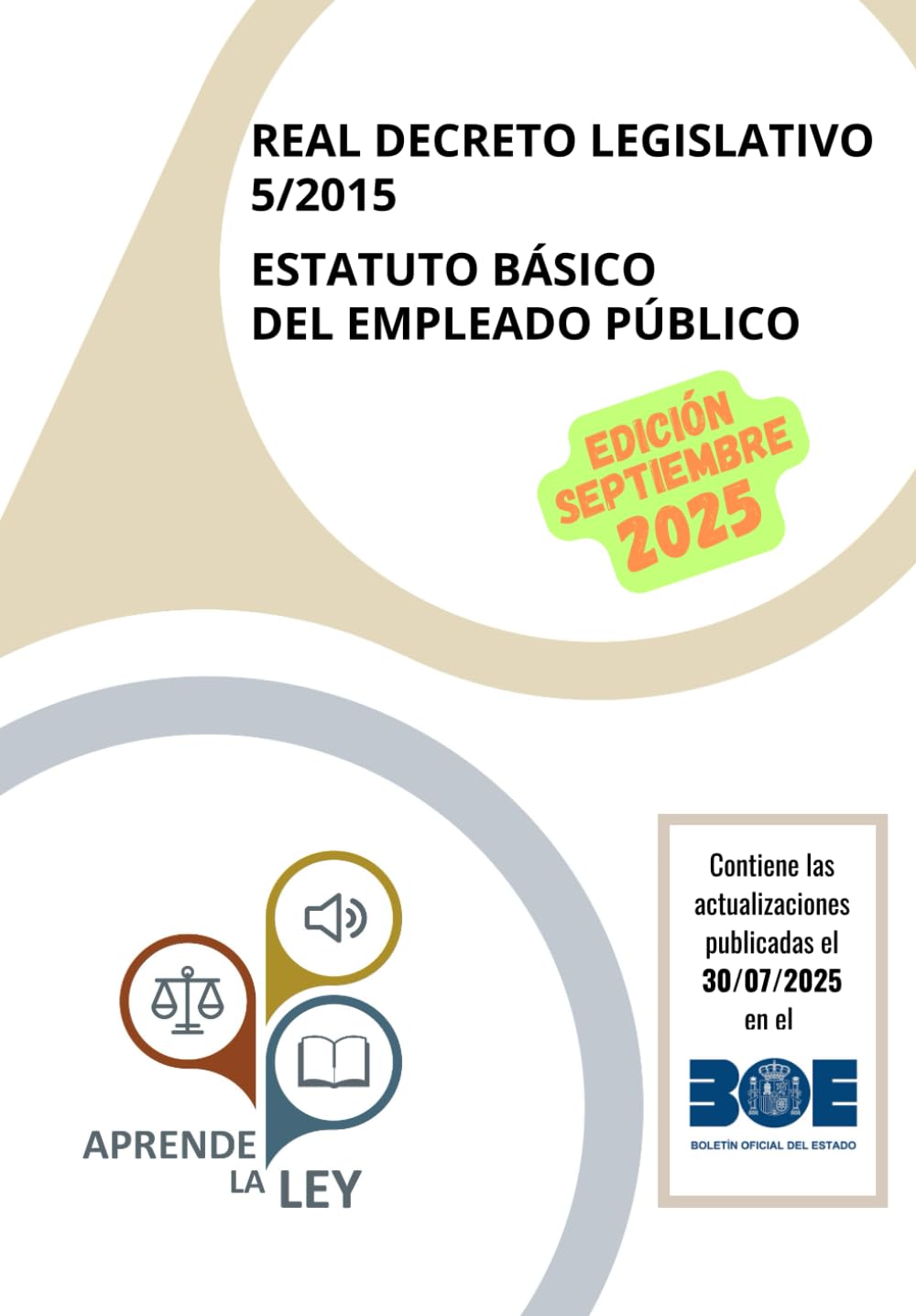 ESTATUTO BÁSICO DEL EMPLEADO PÚBLICO REAL DECRETO LEGISLATIVO 5/2015 book