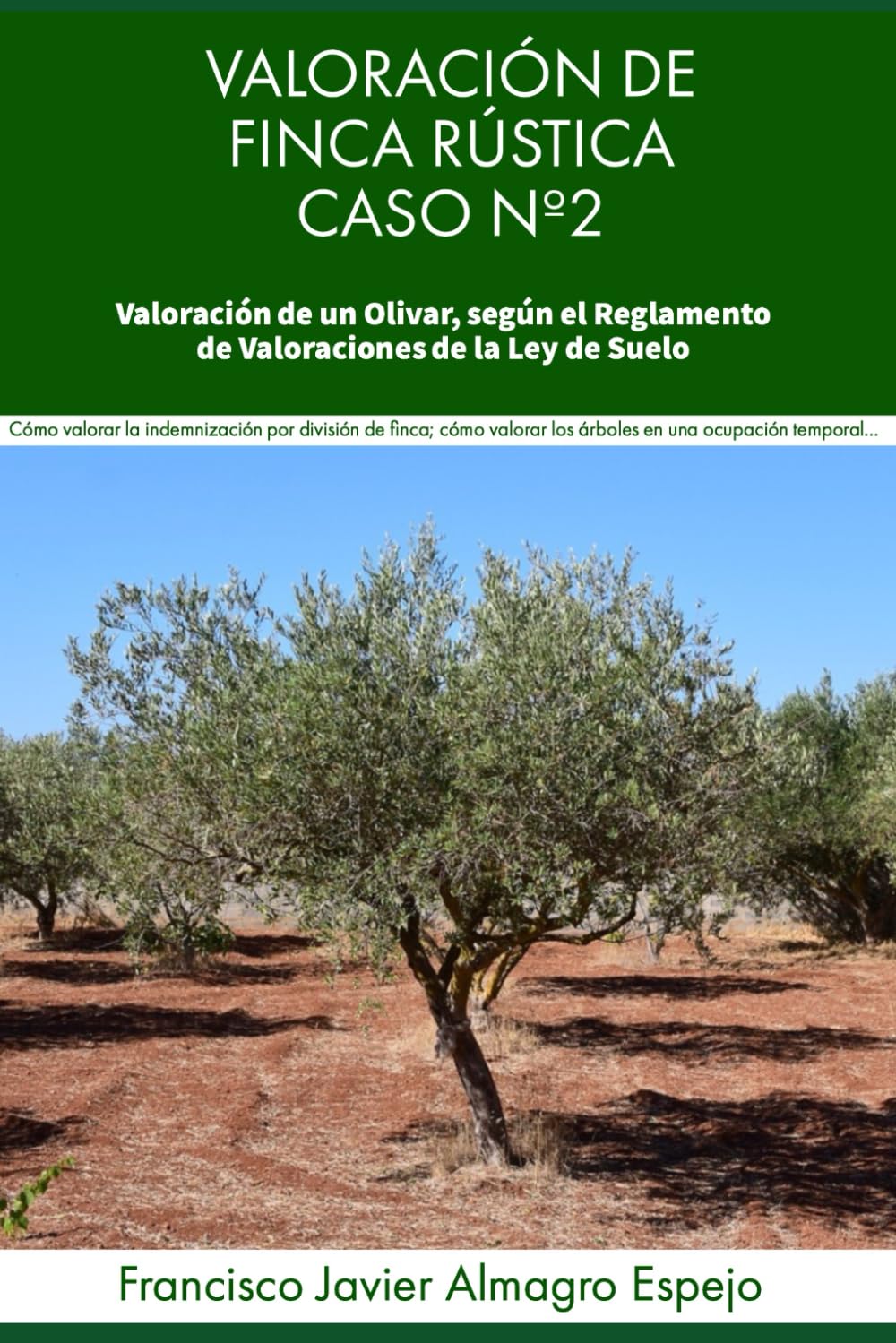 VALORACIÓN DE FINCA RÚSTICA. CASO 2: SEGÚN EL REGLAMENTO DE VALORACIONES DE LA LEY DE SUELO book