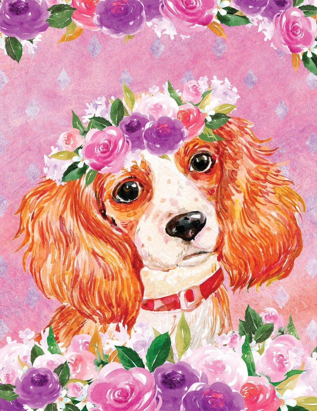 My Big Fat Bullet Journal For Dog Lovers King Charles Spaniel In Flowers: Jumbo Sized Graph Design Bullet Notebook Journal - 300 Plus Numbered Pages ... (Jumbo Graph Journal Series 3, Band 8) Psychology