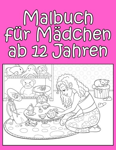 Malbuch für Mädchen ab 12 Jahren: Coole Motive für angehende Teenager Tiptoi & Games
