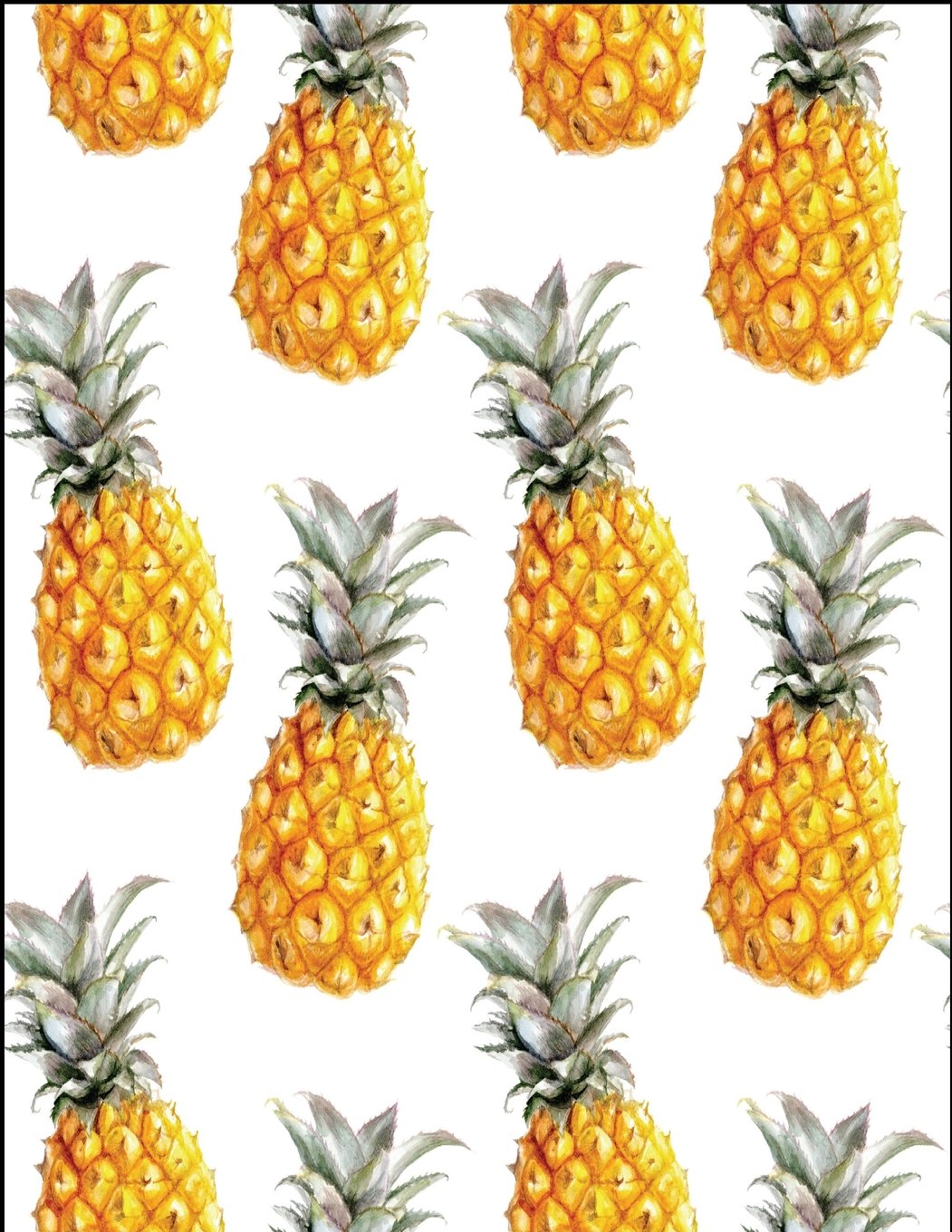 2017, 2018, 2019 Weekly Planner Calendar - 70 Week - Pineapple: Gold and Silver Pineapple Pattern Business, Finance & Career
