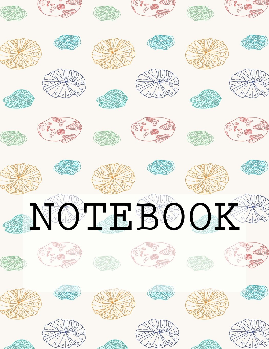 Notebook: Lily Pads (White), Rydal Water, Lake District. Ruled (8.5" x 11"): Ruled Paper Notebook (Augmented Reality Colouring Books of Great Britain, Band 1) Geology & Geography