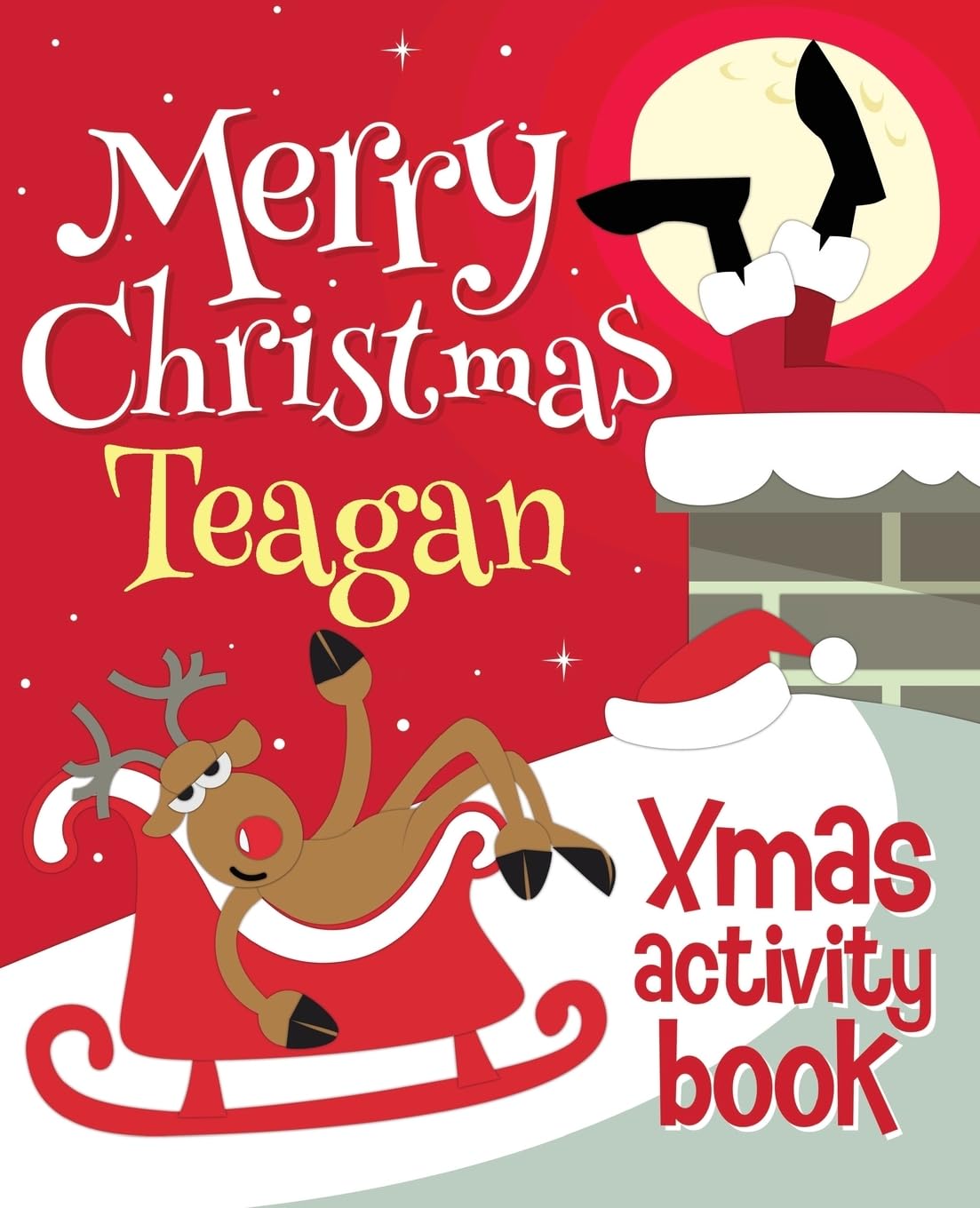 Merry Christmas Teagan - Xmas Activity Book: (Personalized Children's Activity Book) Non-fiction