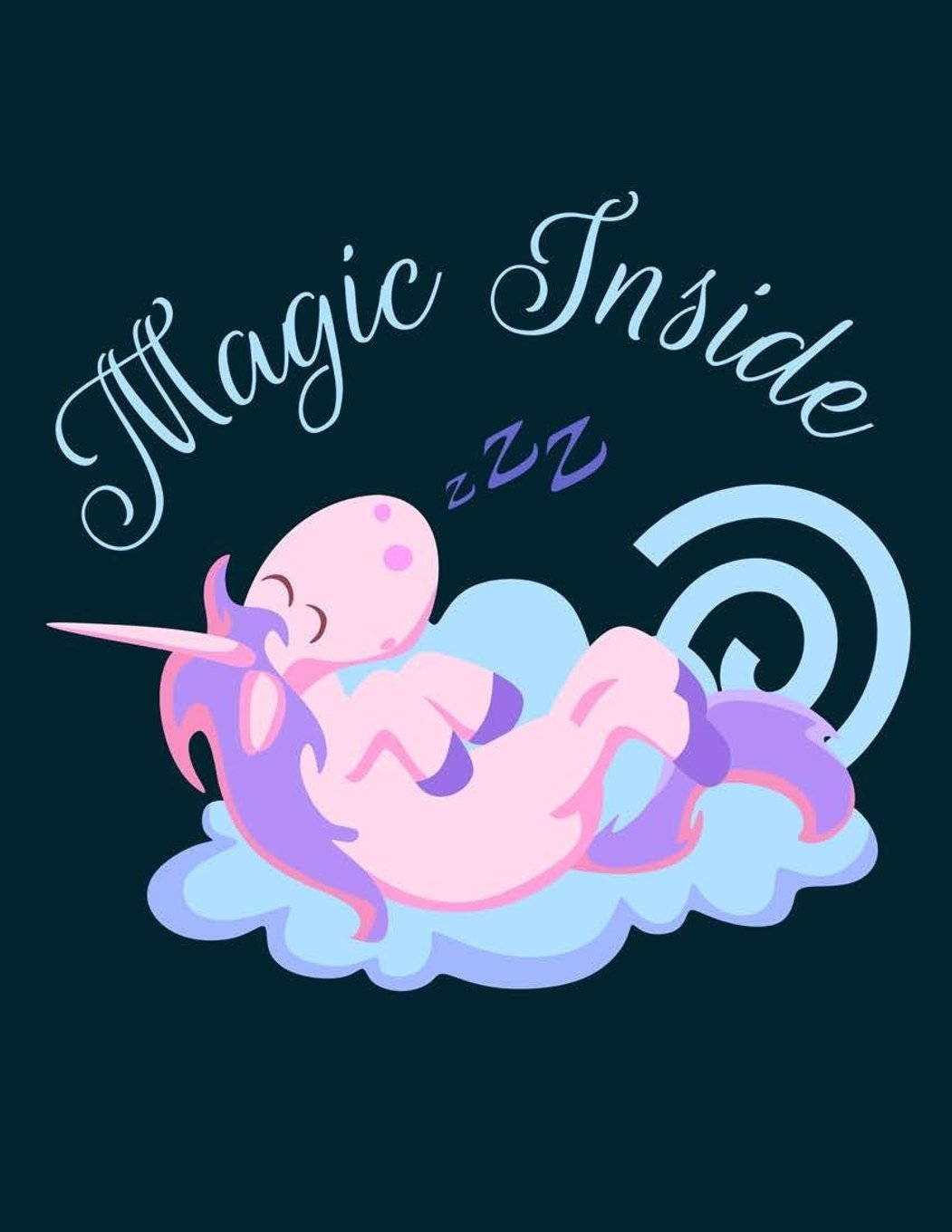Magic Inside: Sketchbook Cute Unicorn Kawaii Sketchbook for Girls: 110 Pages of 8.5"x11" Blank Paper for Drawing, For kids practice (Sketchbook Unicorn, Band 5) Novels & Short Stories