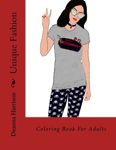 Unique Fashion: Coloring Book For Adults Film, Art & Culture