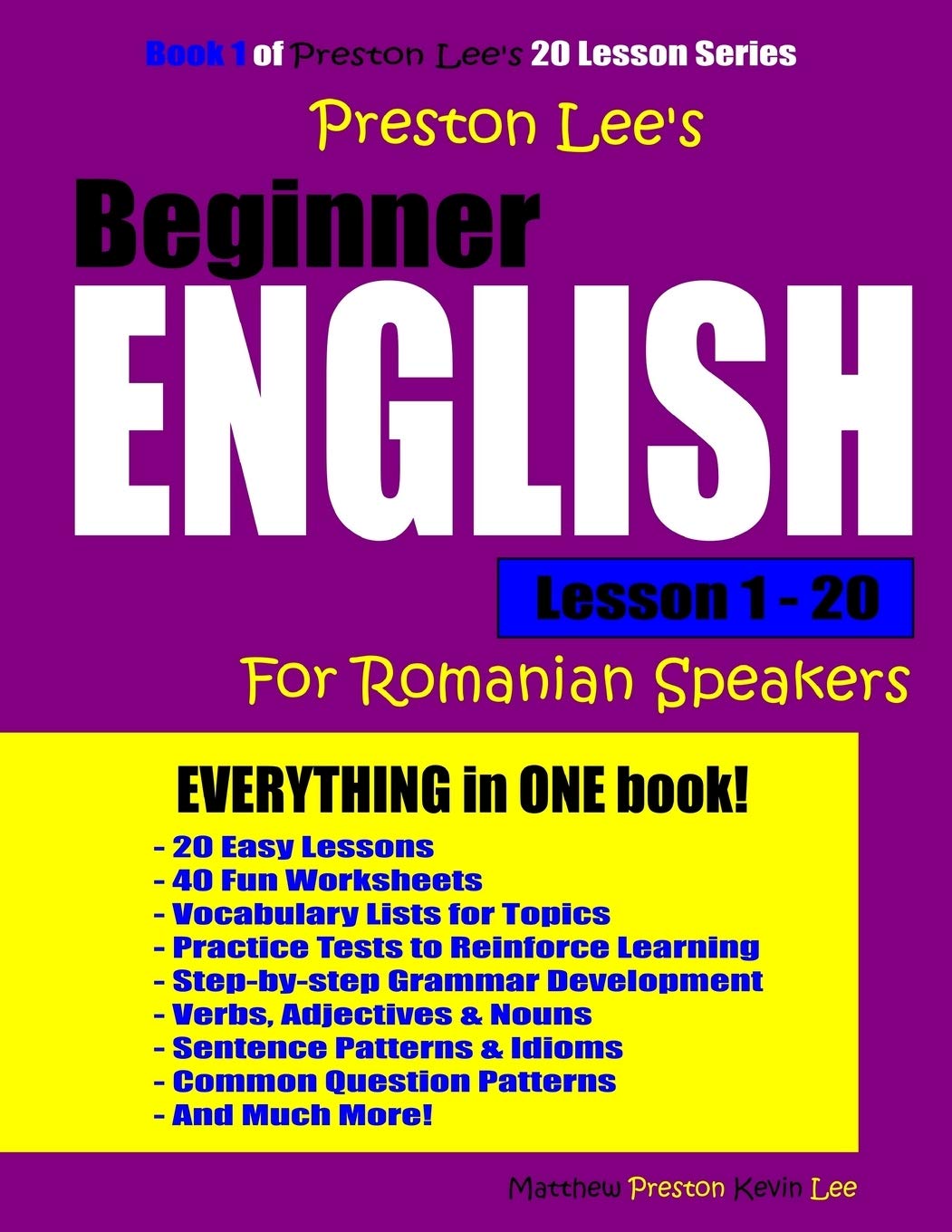 Preston Lee's Beginner English Lesson 1 - 20 For Romanian Speakers (Preston Lee's English For Romanian Speakers) Foreign Languages ​​& Dictionaries