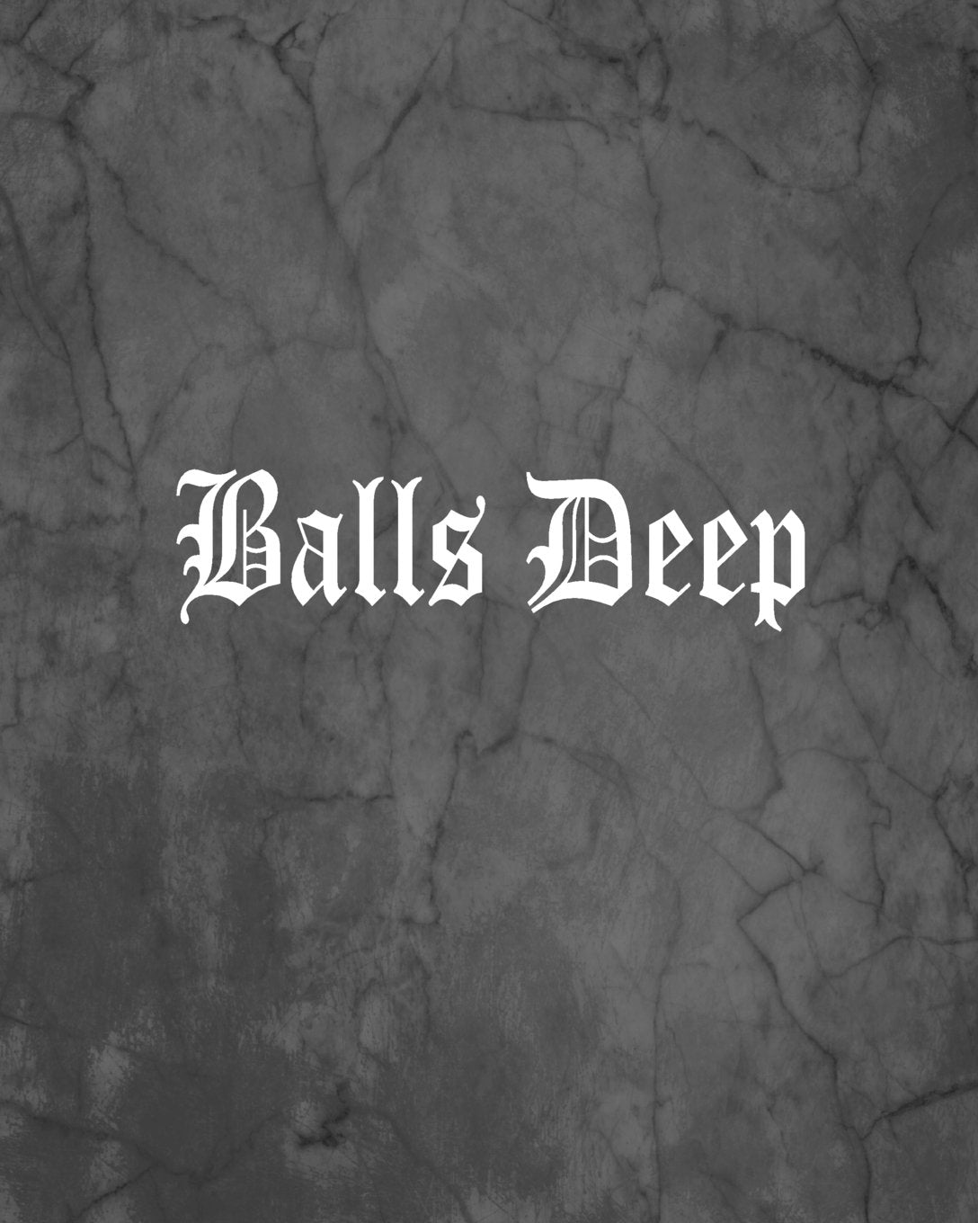 Balls Deep: An Offensive Cover Notebook, Lined, 8x10”, 104 Pages Books