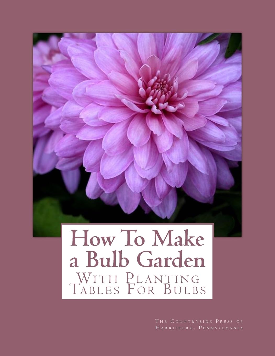 How To Make a Bulb Garden: With Planting Tables For Bulbs Garden & Plants