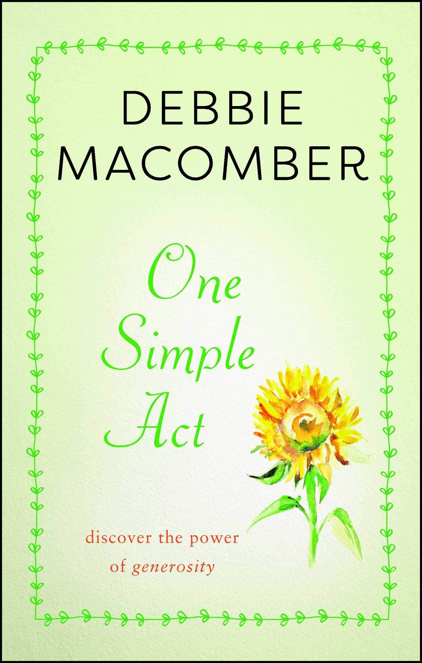 One Simple Act: Discovering the Power of Generosity Social Sciences