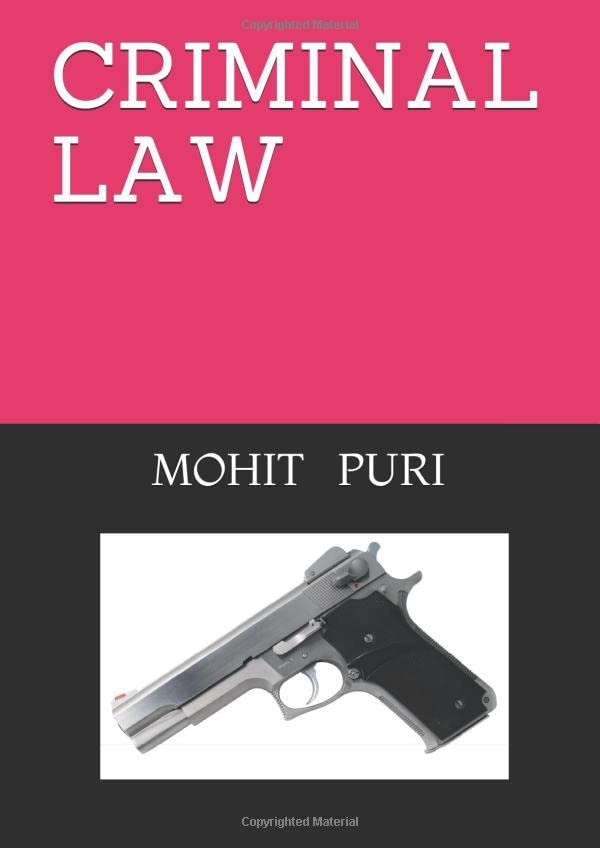 Product Image: CRIMINAL LAW (LAW SERIES, Band 1)