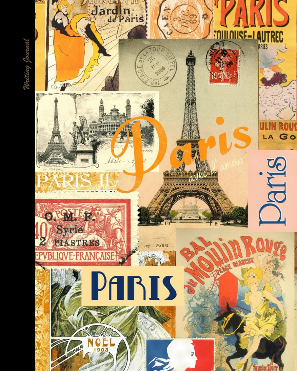 Writing Journal: Lined Paper Notebook for Creative Writers or Personal Use (A large SOFTBACK from our Vintage Paris range) (Notebooks and Journals) Media & Communication
