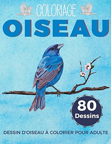 Coloriage Oiseau: Dessin d'oiseau à colorier pour adulte Hobbies & Crafts