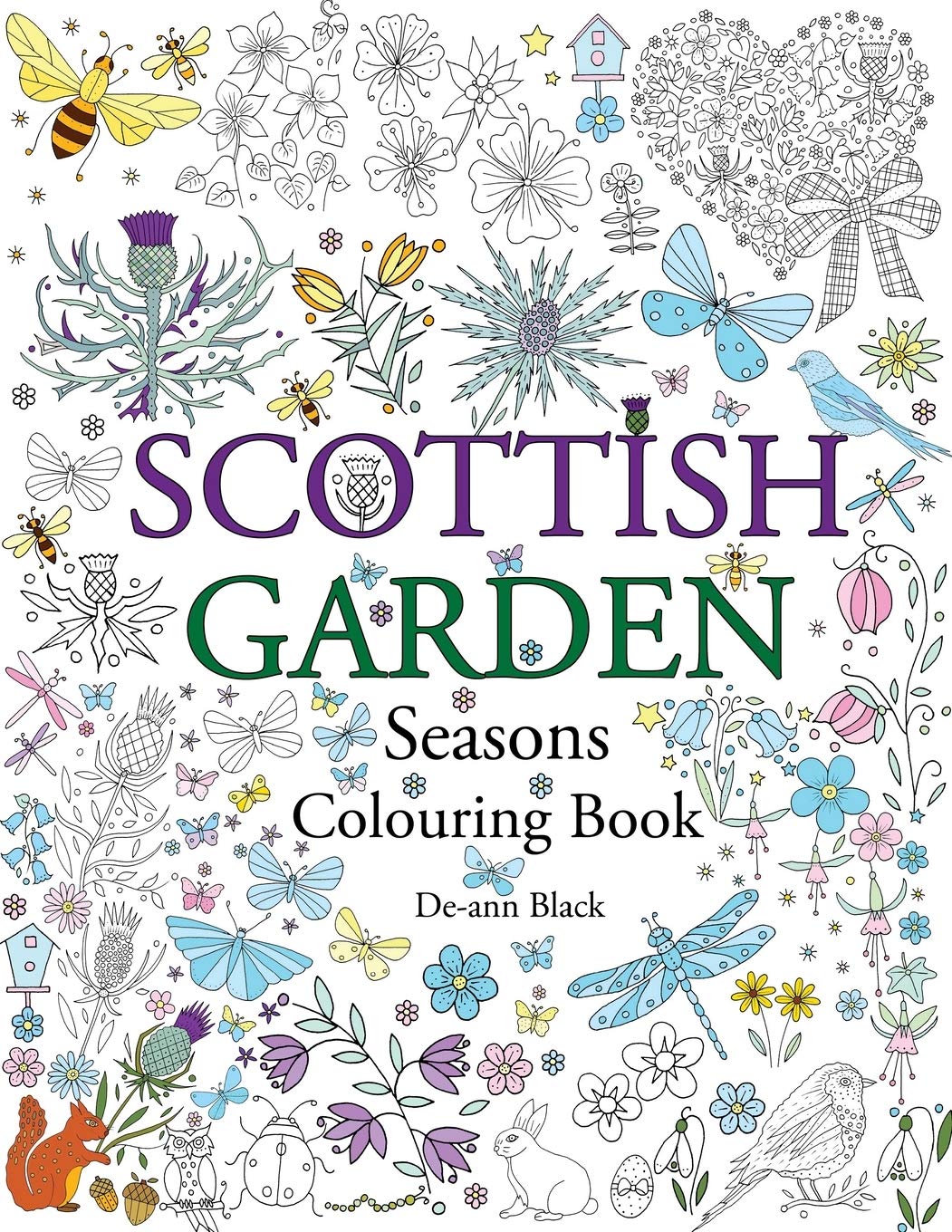 Scottish Garden Seasons: Colouring Book Arts & Music