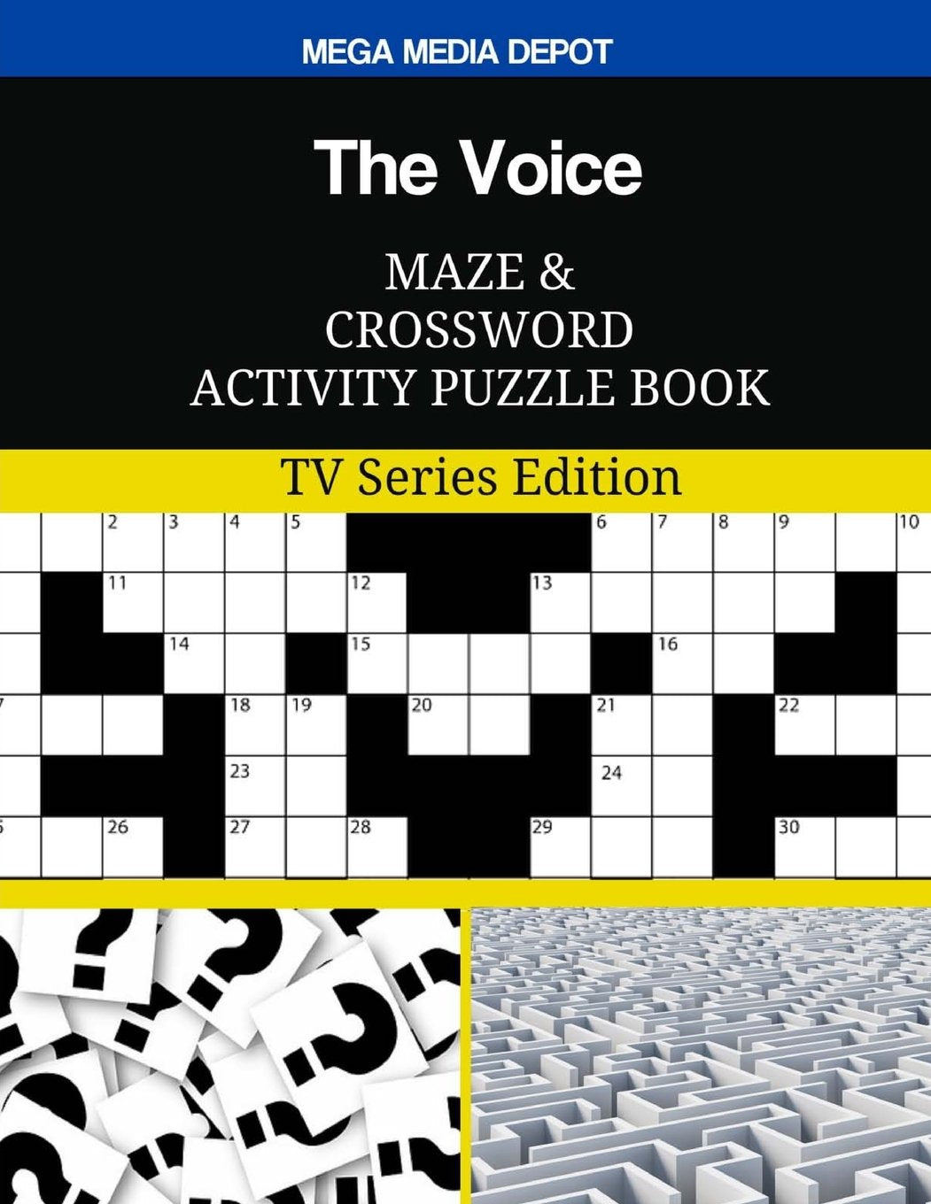 The Voice Maze and Crossword Activity Puzzle Book: TV Series Edition Leisure & Fun