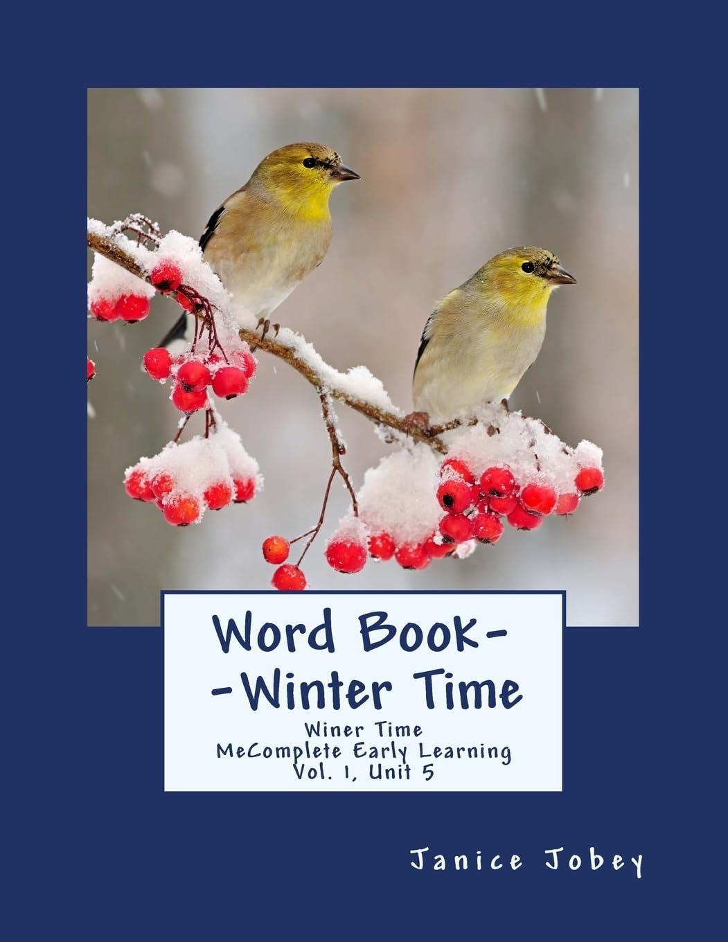 Word Book--Winter Time: MeComplete Early Learning, Vol. 1, Unit 5 Non-fiction
