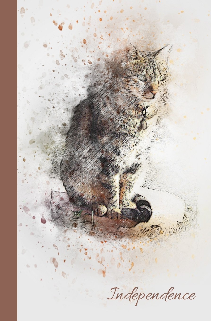 Independence: Tabby Cat Journal/Notebook 5.25"x8" (Watercolor Journal Series, Band 20) Books
