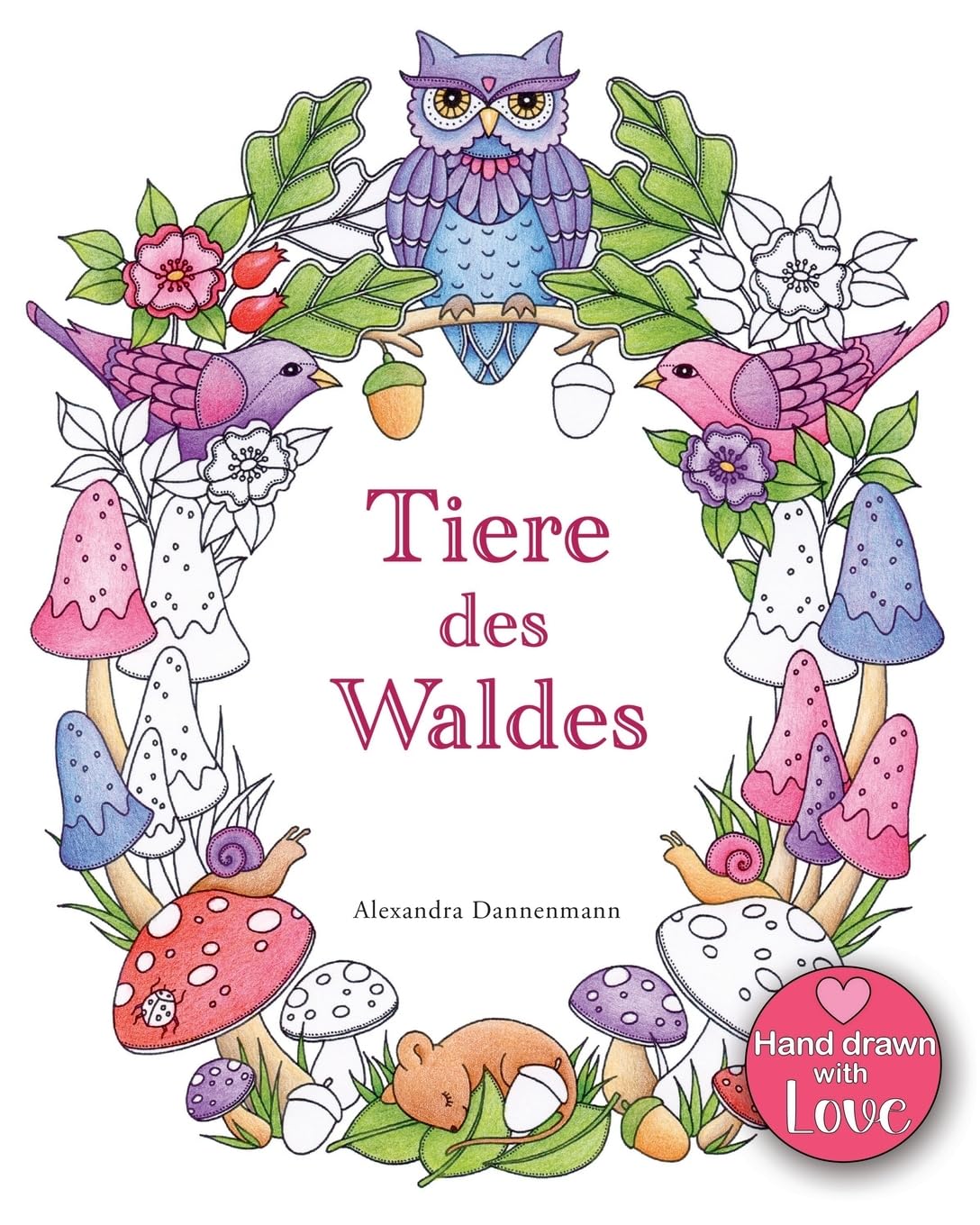 Tiere des Waldes: Ein Ausmalbuch für Erwachsene zum Träumen und Entspannen. Film, Art & Culture