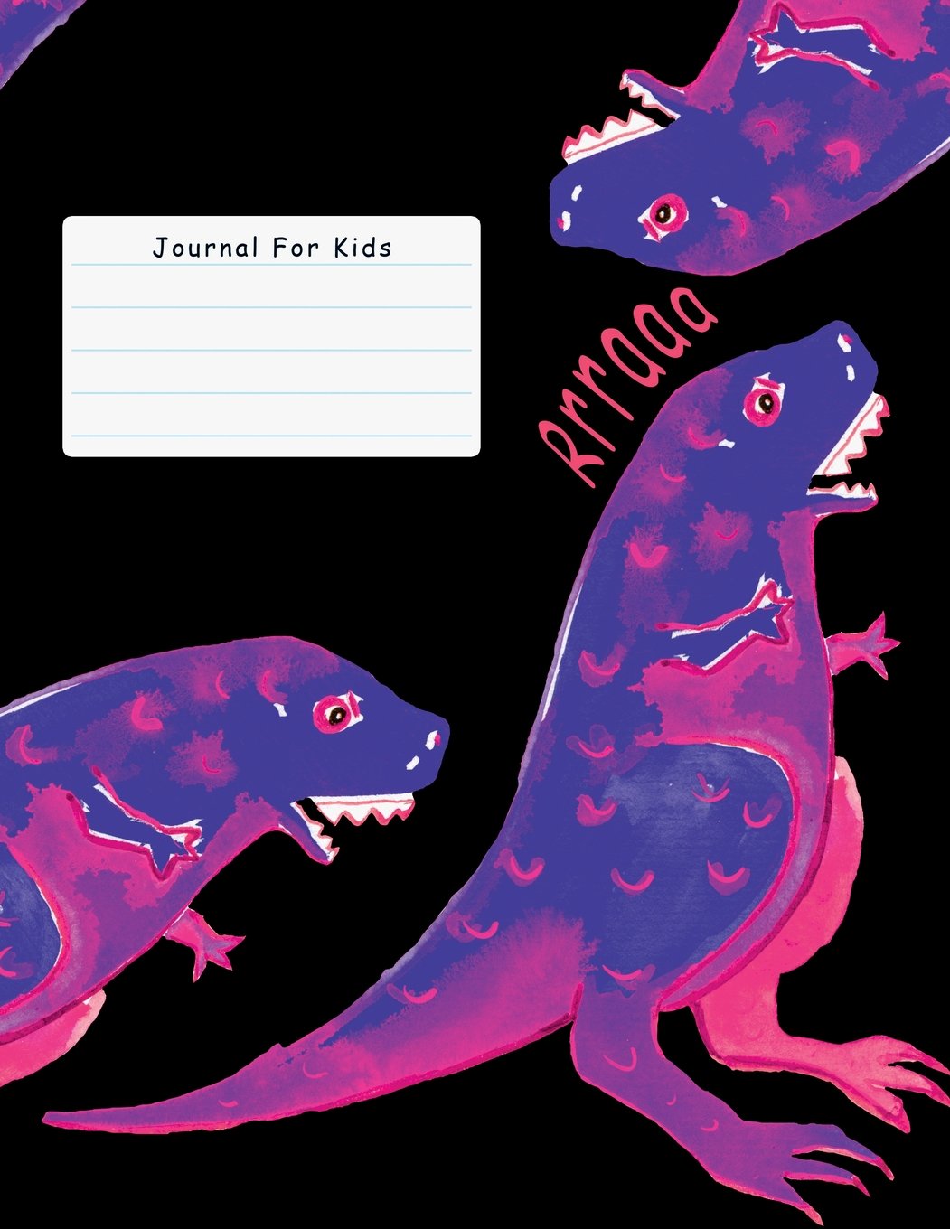 Journal For Kids: Black, Purple, Large Notebook For Kids, Wide Ruled 8.5 x 11 (Journals And Notebooks For Kids) Books
