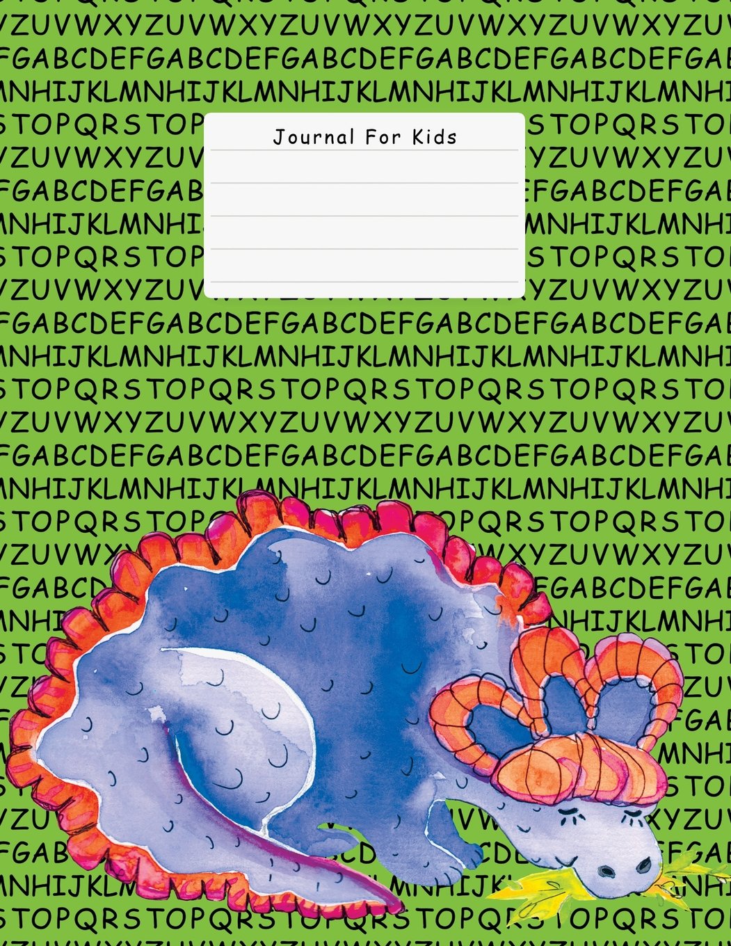 Journal For Kids: Green, Letters, Large Notebook For Kids, Wide Ruled 8.5 x 11 (Journals And Notebooks For Kids) Books